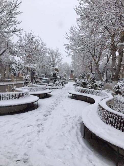 Malatya’da Kar Yağışı Etkili Oldu