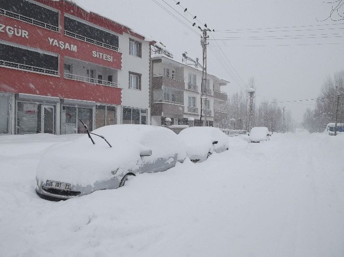 Varto’da Kar Yağışı