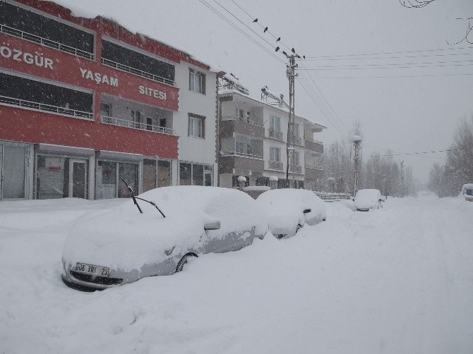 Varto’da Kar Yağışı