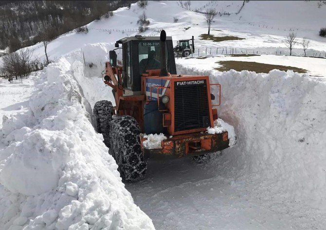 Ordu’da Kar Kalınlığı 60 Cm