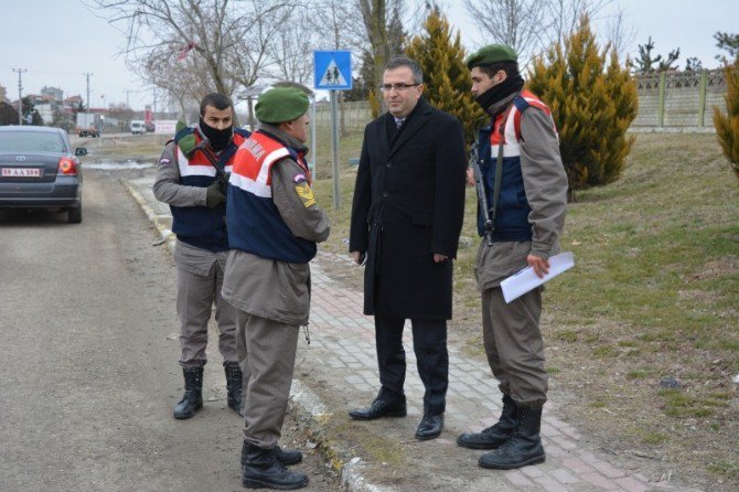 Kaymakam’dan Yol Denetimleri