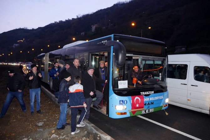 Büyükşehir Belediyesi, Trabzonspor, Taraftarlarını Yeni Stadyuma Taşıyacak