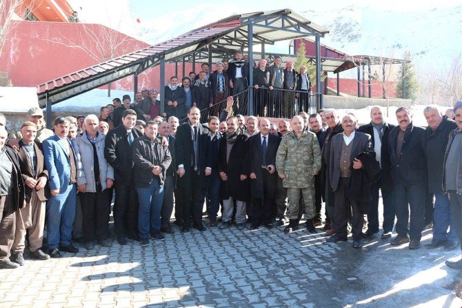 Emekli Olan Geçici Köy Korucularına Veda Yemeği