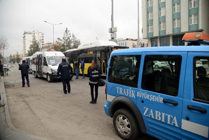 Büyükşehir Belediyesi’nden 300 Minibüse Denetim