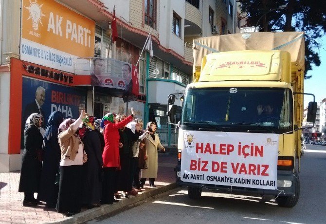 Ak Parti Kadın Kollarından Suriyeli Mültecilere Yardım