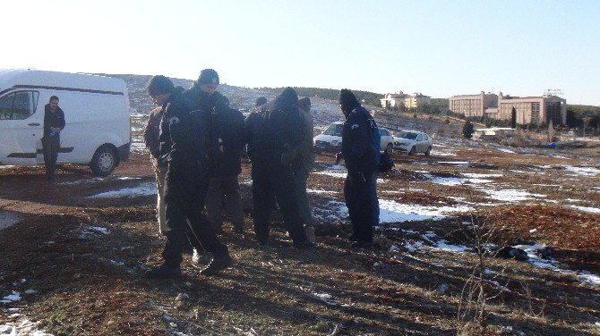 Toprağa Gömülen Köpek Leşi Polisi Alarma Geçirdi