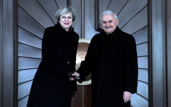 İngiltere Başbakanı Theresa May, Çankaya Köşkü’nde