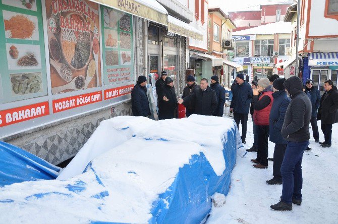 Zabıtadan ’Kaldırım İşgali’ Denetimi