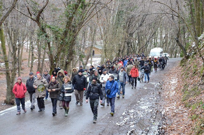 Belgrad Ormanı’nda “Dekovil Hattı” Protestosu