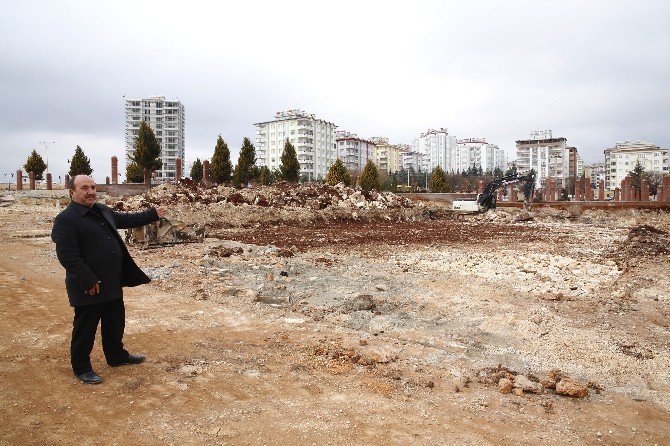 Batıkent Mahallesine Taziye Evi Yapımı Çalışmaları Başladı