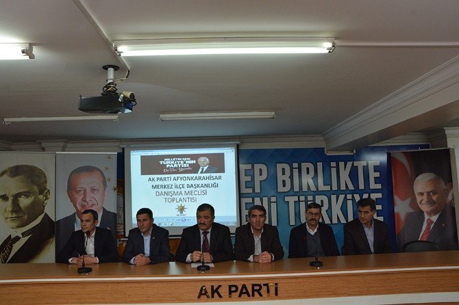 Ak Parti Afyonkarahisar Merkez İlçe Başkanı Bülent Eser: