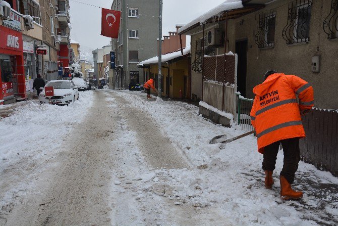 Artvin’de Karla Mücadele Çalışmaları