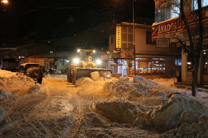 Bitlis Belediyesinden Kar Mesaisi