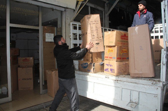 Elazığ’da Çarşı Esnafından Halep’e Anlamlı Yardım