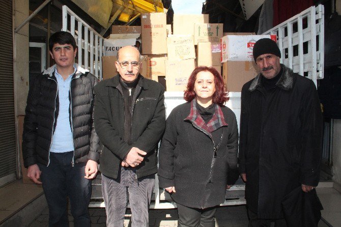 Elazığ’da Çarşı Esnafından Halep’e Anlamlı Yardım