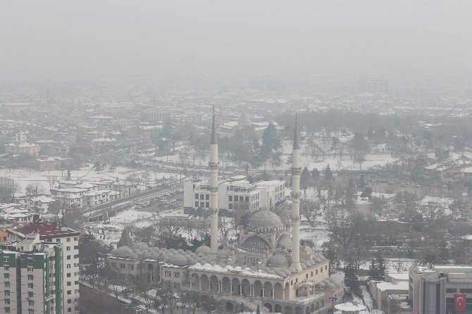 Konya’da Hava Sıcaklıkları Mevsim Normallerinin Altında Seyrediyor