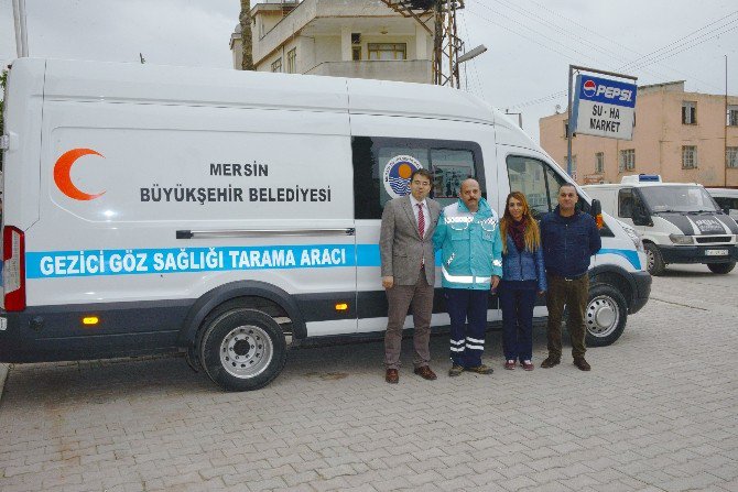 Gezici Göz Sağlığı Araçları İle Yaklaşık 4 Bin Kişiye Sağlık Hizmeti Verildi