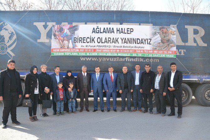 Birecik Halep İçin Seferber Oldu