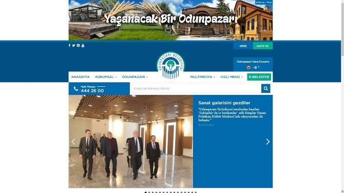 Odunpazarı Belediyesi’nin Resmi Web Sitesi Yenilendi