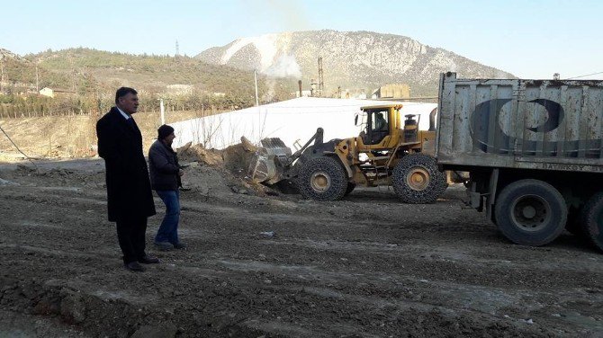 Vezirhan Beldesi’nde Yeni Sanayi Dükkanları İnşa Ediliyor