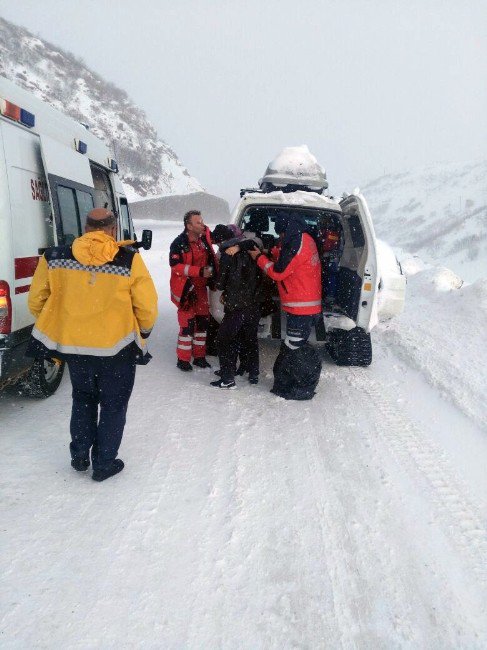 Kızakla Hasta Kurtarma Operasyonu