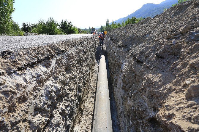 Honaz’ın 4 Mahallesinin İçme Suyu Çalışması Bitti