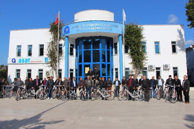 Büyükşehir’den Muhtarlara Bisiklet