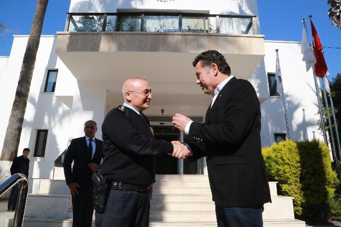 Bodrum Emniyet Müdürü Baş’dan Başkan Kocadon’a İadeyi Ziyaret
