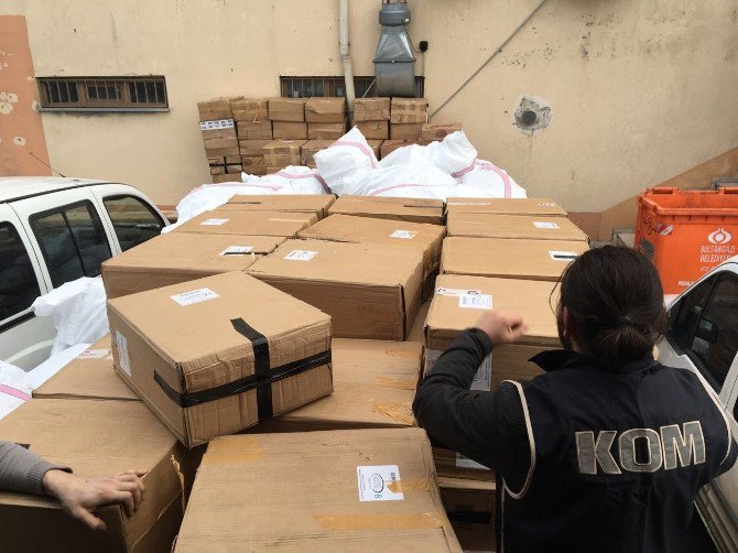 Sultangazi’de Kaçak Sigara Operasyonu