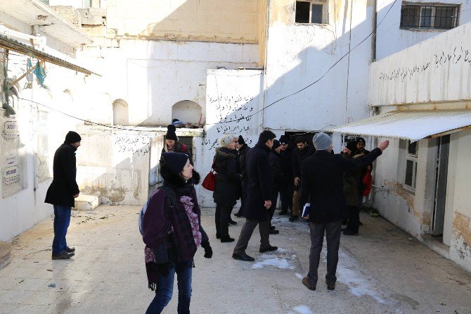 Afad Ekibi Ve Alman Heyeti Geleneksel Kilis Evlerini Gezdi