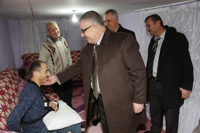 Kesimoğlu, Gazi Sezer Özdere’yi Ziyaret Etti