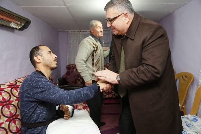 Kesimoğlu, Gazi Sezer Özdere’yi Ziyaret Etti