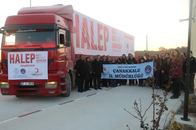 Kyk Öğrencilerinden Halep’e Yardım