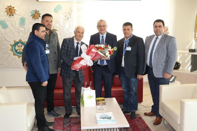 Başkan Ergün Servis İşletmecilerini Ağırladı