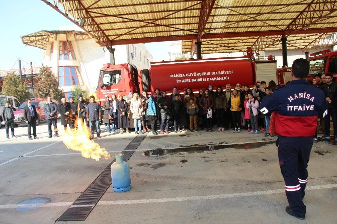Koruma Altındaki Çocuklara Ve Personele Yangın Eğitimi