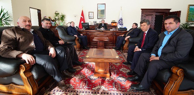 Rektör Biber’e Tebrik Ziyaretleri Devam Ediyor