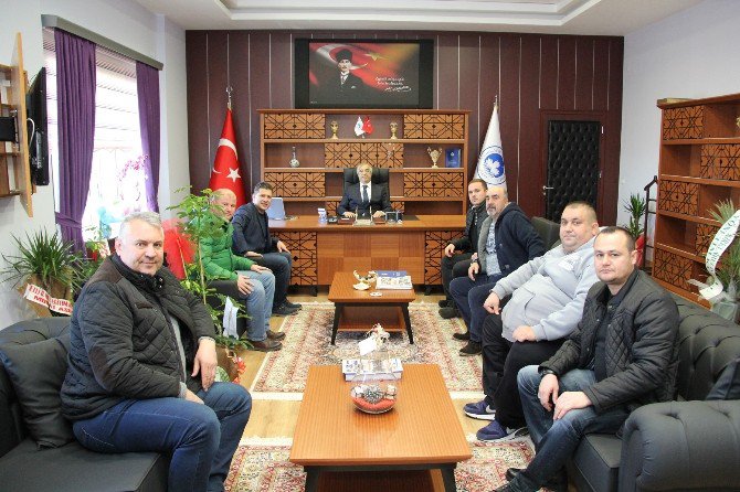 Kırklarelispor Yönetiminden Rektör Şengörür’e Hayırlı Olsun Ziyareti