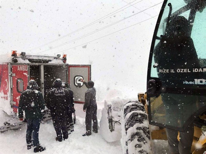 Rize Valisi Erdoğan Bektaş, Karla Mücadele Çalışmalarını Değerlendirdi