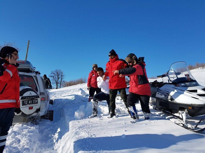 Kar Motoruyla Hasta Kurtarma Operasyonu