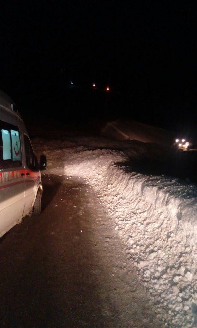 Van-hakkari Karayoluna Çığ Düştü