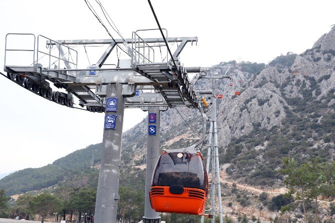 Türkiye’nin En Ucuz Teleferiği Antalya’da Hizmete Açıldı