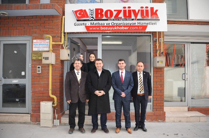 Başkan Bakıcı’dan Yeni Bozüyük Gazetesi’ne Ziyaret