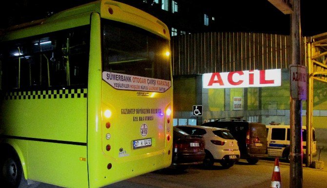 Vurulduğu Halk Otobüsüyle Hastaneye Götürüldü