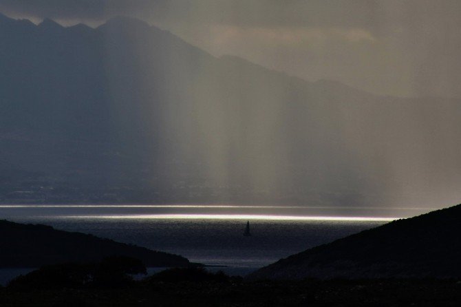 Bodrum’a Yağmur İle Gelen Güzellik