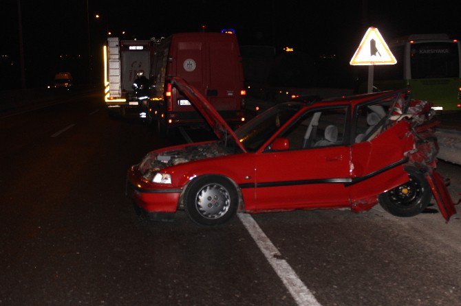 Kocaeli’de Trafik Kazası: 1 Yaralı