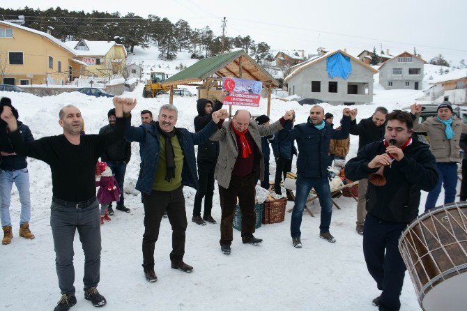 Eğriçimen Yaylası’nda Kış Şenliği Düzenlendi