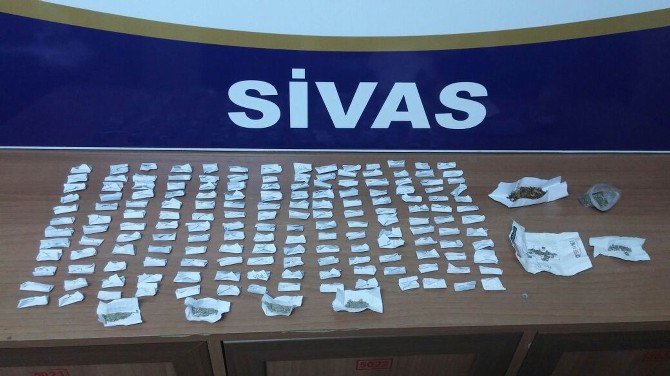 Sivas’ta Uyuşturucu Operasyonu: 3 Gözaltı