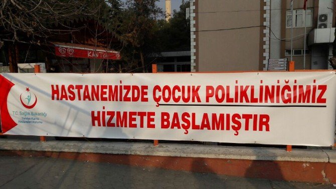 Hastane Ek Binasına Çocuk Polikliniği Açıldı