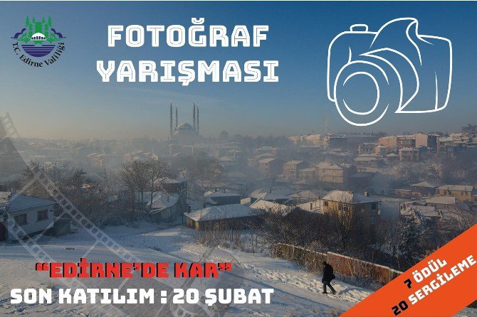 Edirne Valiliğinden ‘Kar Fotoğrafı’ Yarışması