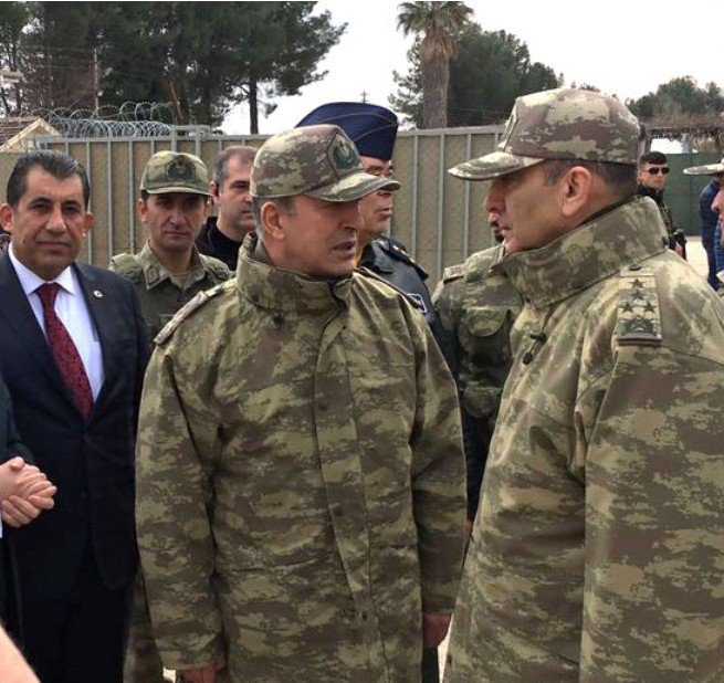 Genelkurmay Başkanı Orgeneral Akar, Sınır Birliklerini Ziyaret Etti